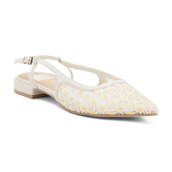 Doce Vita Floral Sling Flats from Anthropologie - Picture 1 of 3